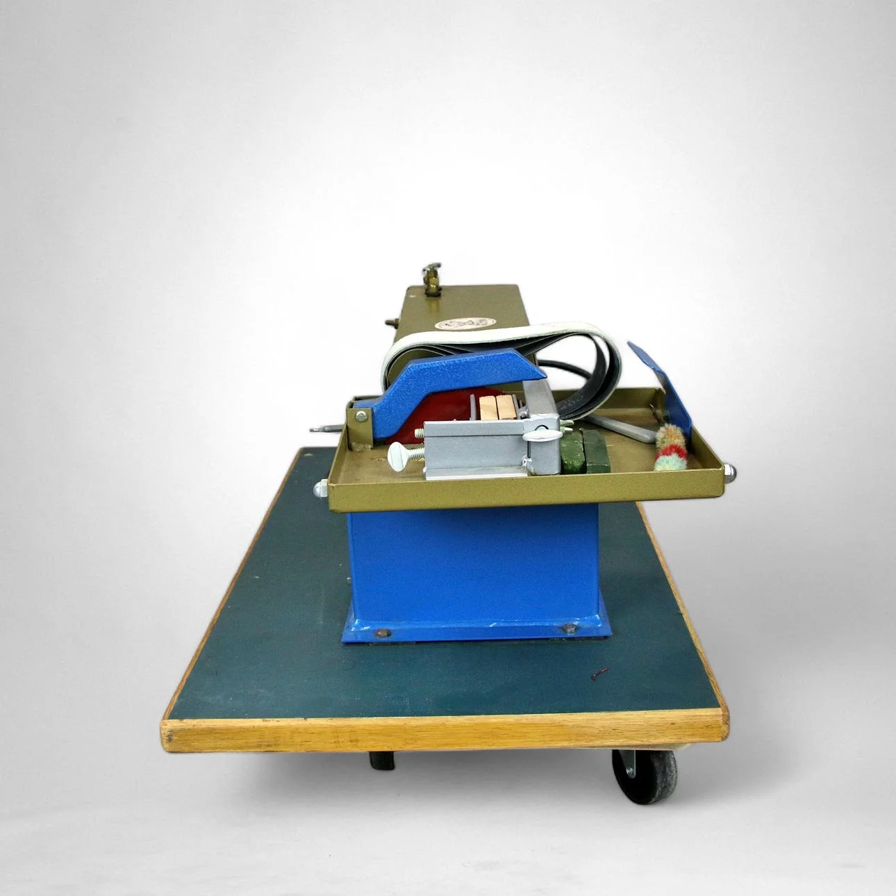 Lapidary 6 inch Star Diamond Combo Polisher Trim saw Stone cutting/Stone grinding Approx. 72 × 42 cm. , 1725rpm - Image 4